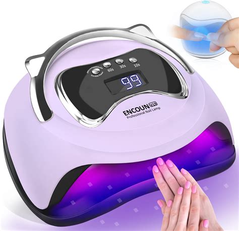 Encoun W Lampe Uv Ongles Gel Portable S Choir Ongles