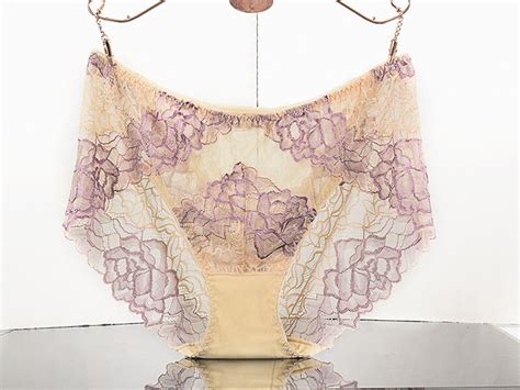 VU177 Sexy Slipje Luxe Transparante Ondergoed Vrouwen Lace Lingerie Comfortabele Slips Nylon