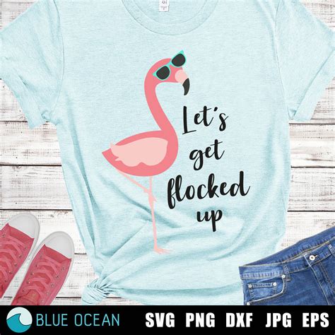 Let S Get Flocked Up Svg Flamingo Svg Digital Cut Files Etsy