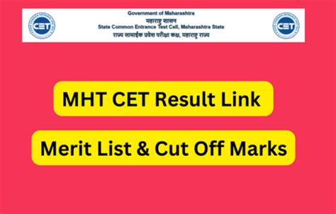 Mht Cet Result 2023mba Cet Result 2023 Direct Link