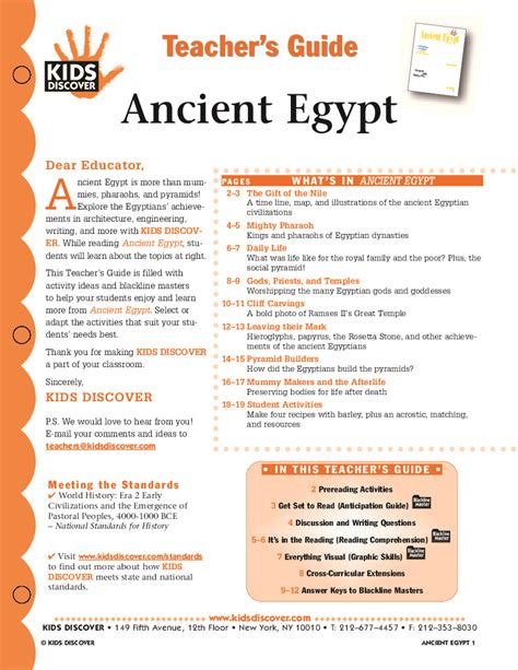 Ancient Egypt - Kids Discover