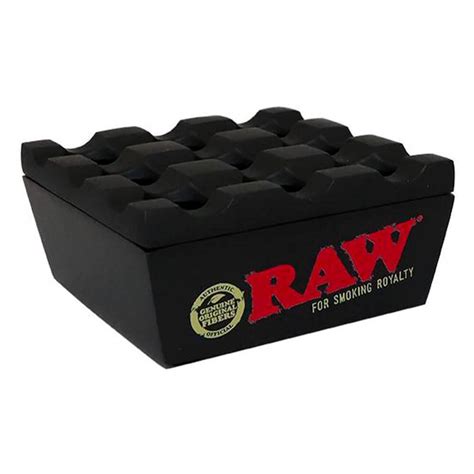 Raw Regal Windproof Ashtray Black Etsy