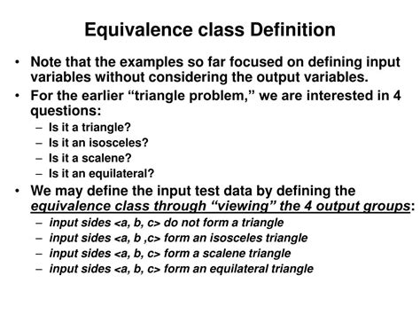 Ppt Equivalence Class Testing Powerpoint Presentation Free Download