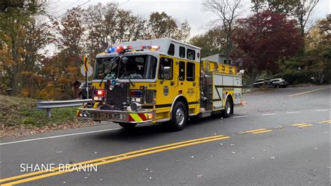 Atlantic Highlands Fire Department Engine Responding