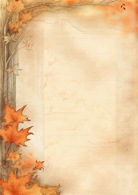 Autumn Leaves Junk Journal Fall Junk Journal Pages Autumn Basic Pages