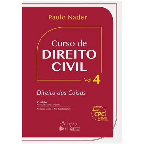 Livro Curso de Direito Civil Direito das Coisas Volume 4 7ª