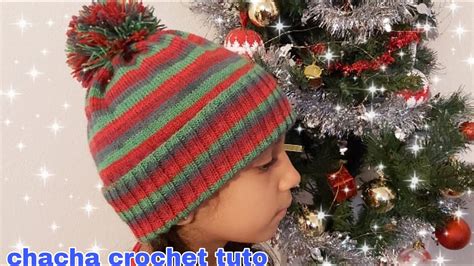 Tuto bonnet spécial Noël au tricot toutes tailles YouTube