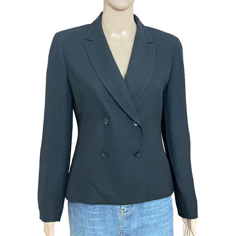 Petite Sophisticate Black Blazer Size 6 Petite Depop