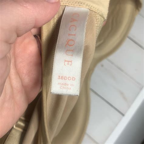 Cacique Nude Lightly Lined Balconette Bra 38ddd Gem