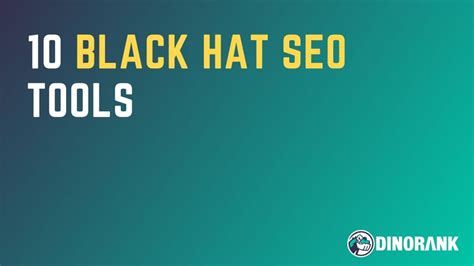 10 Black Hat SEO Tools The Dinorank SEO Blog