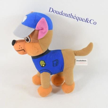 Peluche Chase Chien Pat Patrouille Paw Patrol Policier Cm Sos