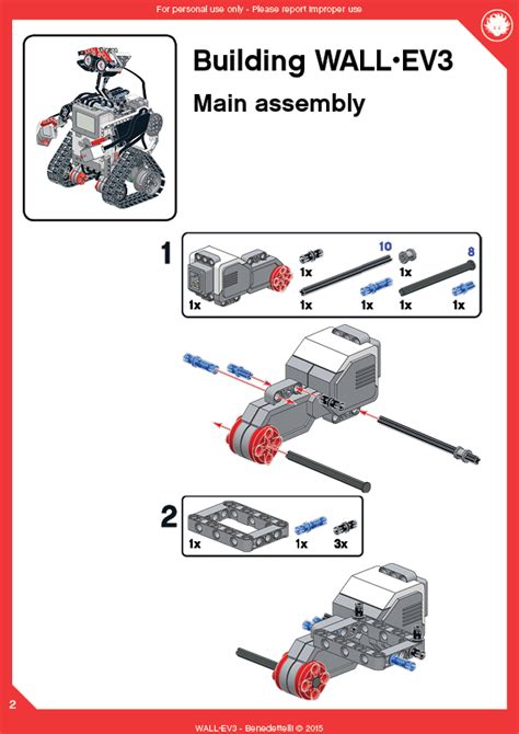 Lego Wall E Wall·ev3 Prof Bricks