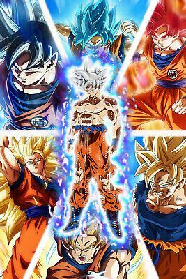 DRAGON BALL Z GOKU POSTER 22x34 17189 10 50 Dragon Ball