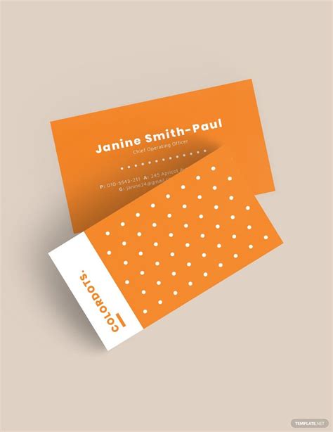 Dots Creative business card Template in PSD, Publisher, Pages, Word, Illustrator, Google Docs ...