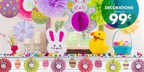 Easter Decorations - Easter Wall, Table & Lawn Decorations - Party City