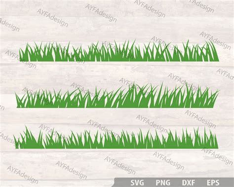 Grass Svg Grass Border Grass Clipart Grass Cut File Grass Cricut Grass Vector Grass