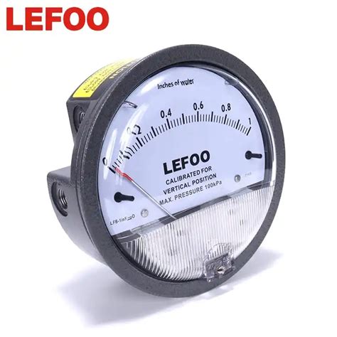 Lefoo Pa Manometer Differential Pressure Gauge Air Differential