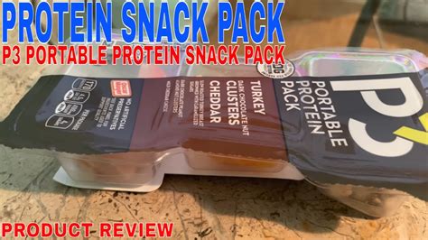 P3 Portable Protein Snack Pack Turkey Dark Chocolate Almond Nut