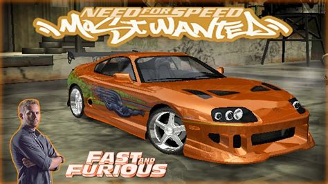 Supra De Brian Oconner Need For Speed Most Wanted 2021 YouTube