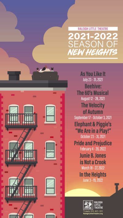 Announcing RLT’s 2021-2022 Season of New Heights - Raleigh Little Theatre