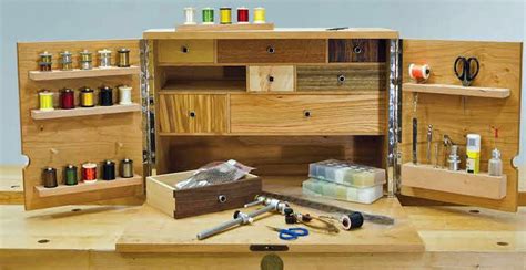 Fly Tying Chest Canadian Woodworking