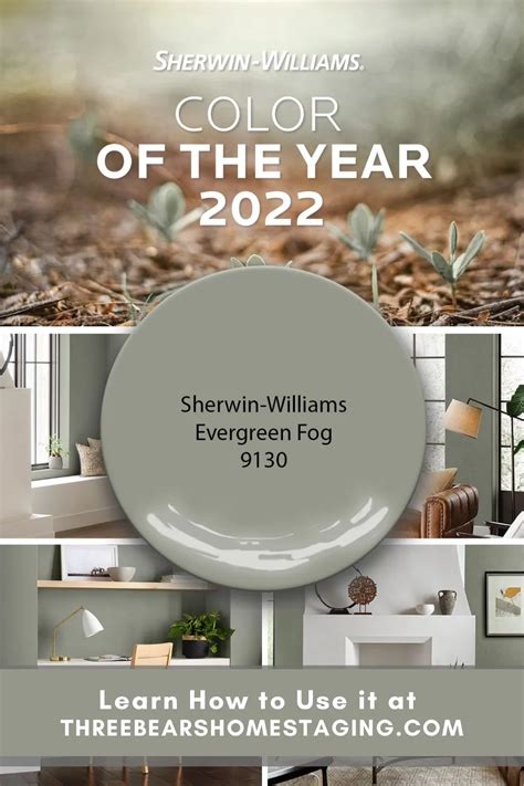 The Color Of The Year For Sherylin Williams S Evergreen Fog