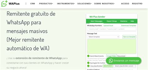 Waplus Sender Extensi N Para Mensajes Masivos Whatzaper Pro El Mejor