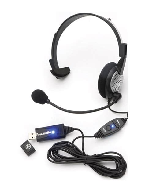 High Fidelity Monaural PC Headset With Noise Cancelling Microphone ...