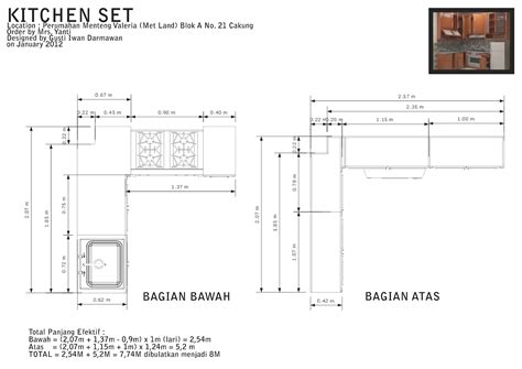 One Furnish Work Simple Kitchen Set Design