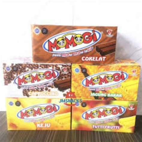 Jual Momogi Box Isi X Gr Rasa Keju Coklat Jagung Bakar