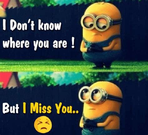 Minions Saying I Miss You