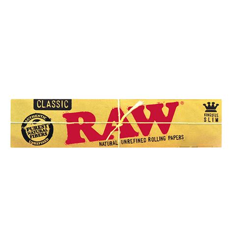 Raw Classic King Rolling Papers Purely Heads