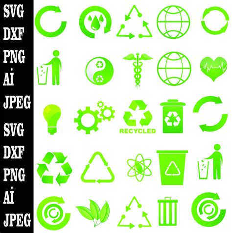 Recycling Symbol Svg Files Recycle Logo Cut Files Recyclable Logo Vector Files Recycle Logo Clip