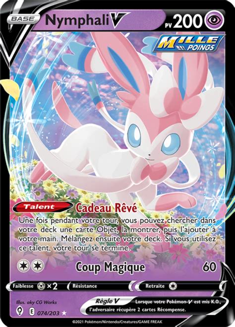 Nymphali V Épée et Bouclier Évolution Céleste 074 Poképédia