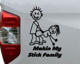 Stick Family Decal - Etsy