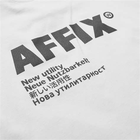 AFFXWRKS Standardised Logo T Shirt Grey END