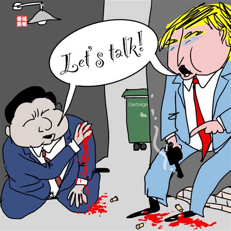 Donald Trump & Xi Jinping Back Alley Trade War | Cartoon Movement