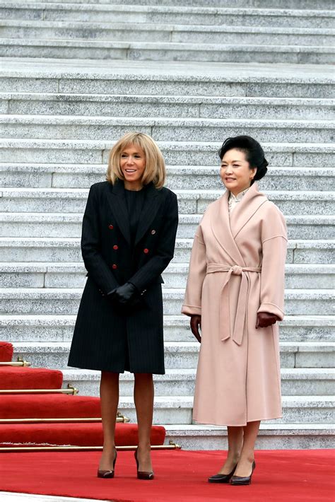 Photo Brigitte Macron Et Peng Liyuan Jinping Le Pr Sident De La