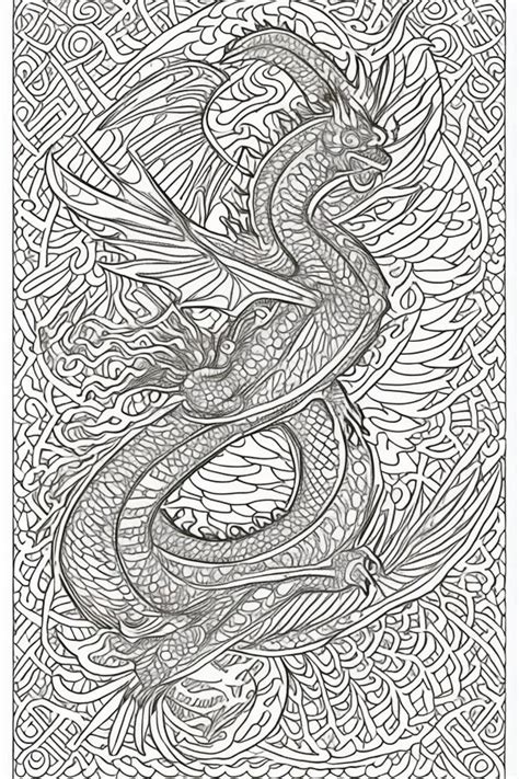 Coloring Book Page Of A Flying Dragon M Sbh Z Wttv On Stablecog