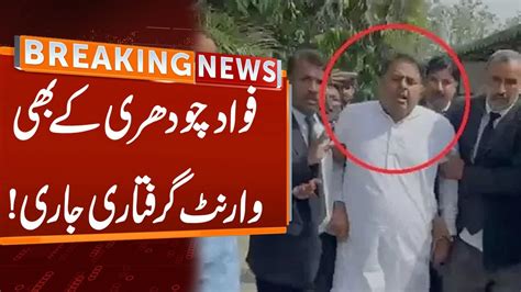 Ecp Issues Arrest Warrants For Fawad Chaudhry Breaking News Gnn Youtube