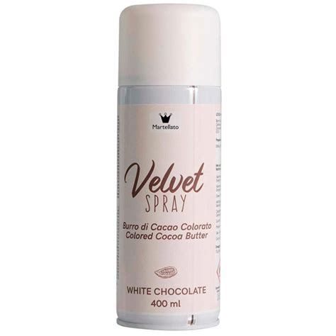 Spray Velvet Colorant Alimentar Ciocolata Alba Fara E Ml