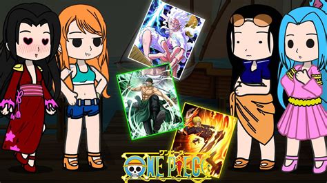 Onepiece Girls React To Monster Trio Luffy Zoro Sanji Gacha