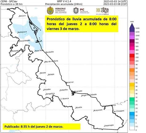 Activa PC Alerta Gris por frente frío en Veracruz habrá norte fuerte