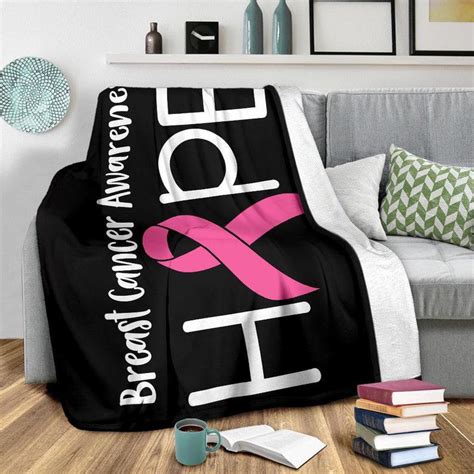 Breast Cancer Blanket Fight Cancer Fleece Blanket Fight Cancer