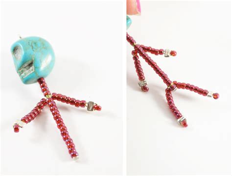 Diy Beaded Skeleton Necklace