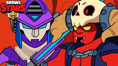 MECHA MORTIS ORIGIN BRAWL STARS ANIMATION Mindovermetal English