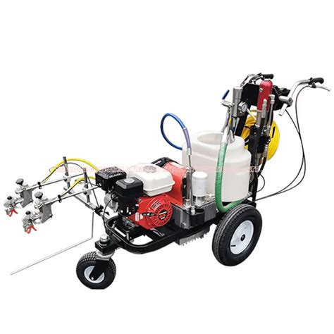 Hand Push Two Component Road Marking Machine Cold Paint Spray Machine