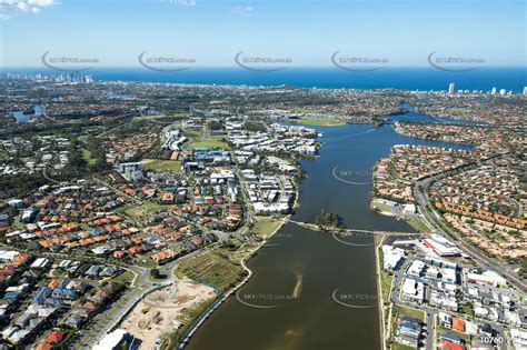 Aerial Photo Varsity Lakes Qld Aerial Photography