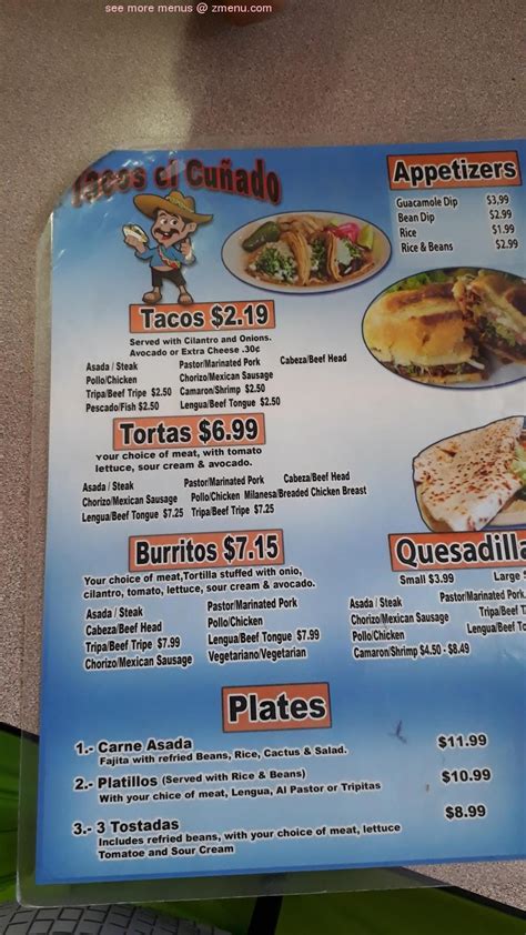 Menu At El Jalapeno Restaurant Grand Rapids Kalamazoo