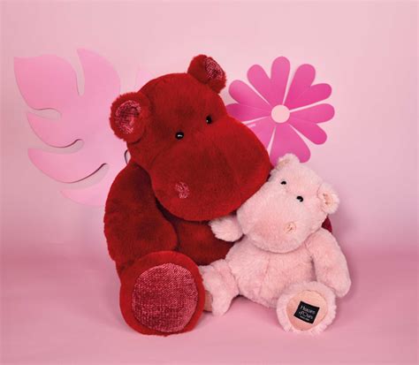 Histoire D Ours Peluche Hippopotame Hip Fun Rose Lait Grenadine